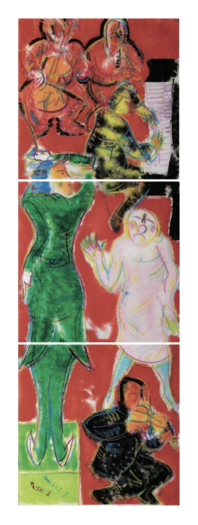【好評在庫】佐藤泰生、ニューヨークの美術展、希少額装用画集、新品額装付 抽象画